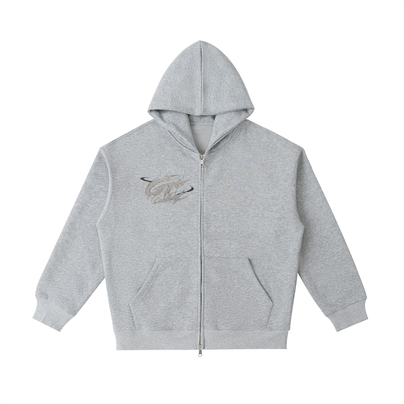 GT Clothing Blank Essential Heavyweight Zip Hoodie