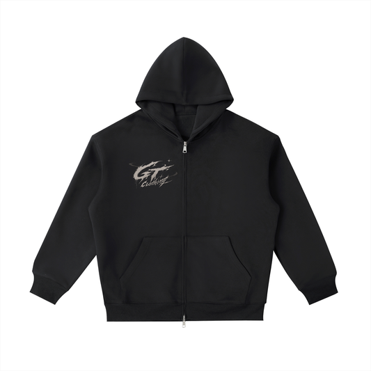 GT Clothing Blank Essential Heavyweight Zip Hoodie