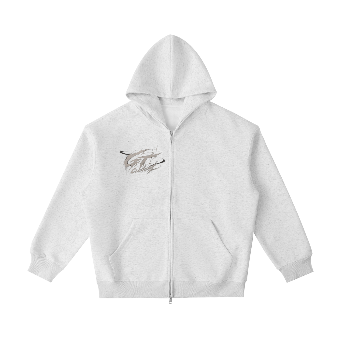 GT Clothing Blank Essential Heavyweight Zip Hoodie