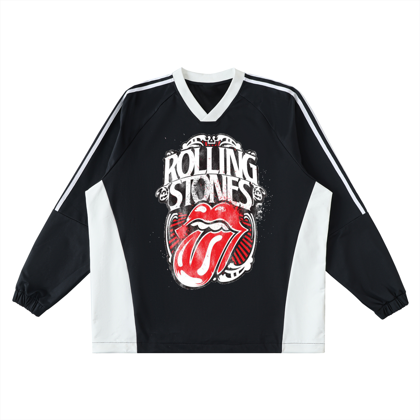 Rolling Stones Black V-Neck Longsleeve