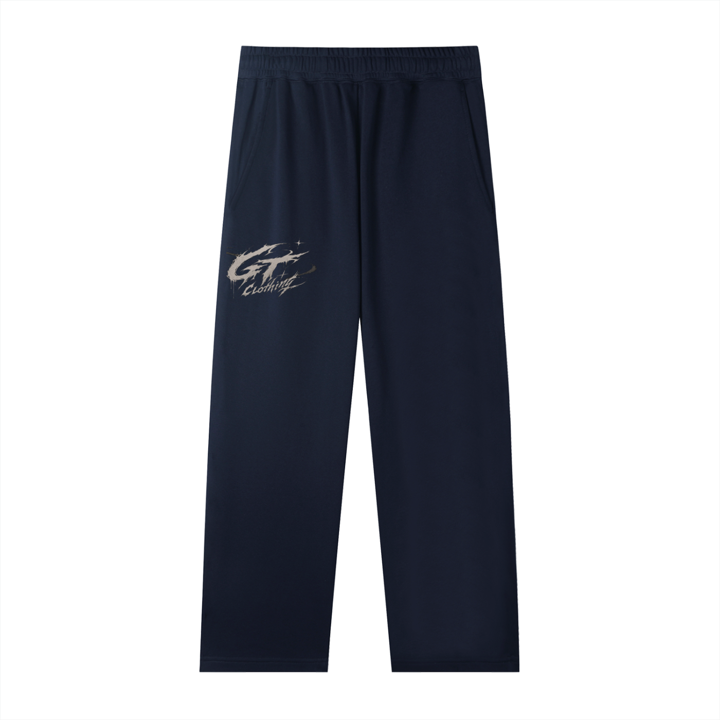 GT Clothing Blank Essential Straight-Leg Sweatpants